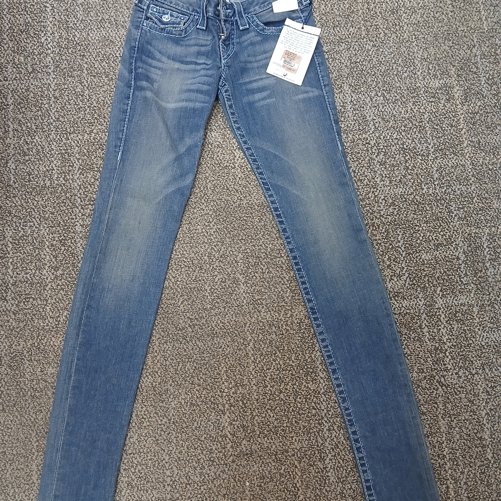 True Religion Blue Skinny Jeans